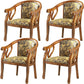 Modern Simple Arm Chair Wooden Frame Arm Dining Chair for Dining Room Natural 4 Piece Set Clearhalo 'Dining Chairs' 'Dining Tables & Seating' 'dining_chair' 'furn' 'furn_dining_chair' 'Furniture' 'Kitchen & Dining Furniture' 7536882