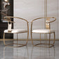 Eigentijdse stijl armstoel metalen eetkamerstoel voor thuis