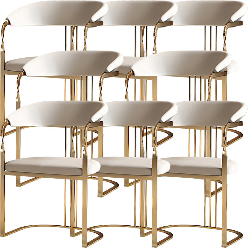 Eigentijdse stijl armstoel metalen eetkamerstoel voor thuis