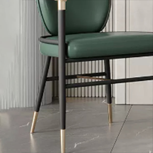 Eigentijdse stijl armstoel metalen eetkamerstoel voor thuis