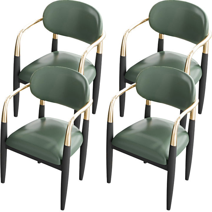 Eigentijdse stijl armstoel metalen eetkamerstoel voor thuis