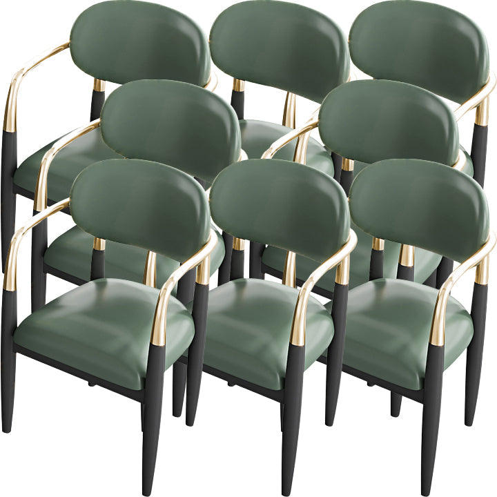 Eigentijdse stijl armstoel metalen eetkamerstoel voor thuis