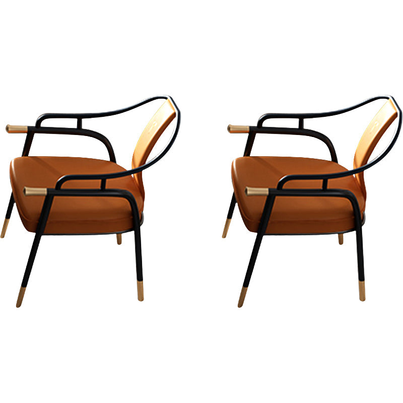 Eigentijdse stijl armstoel metalen eetkamerstoel voor thuis