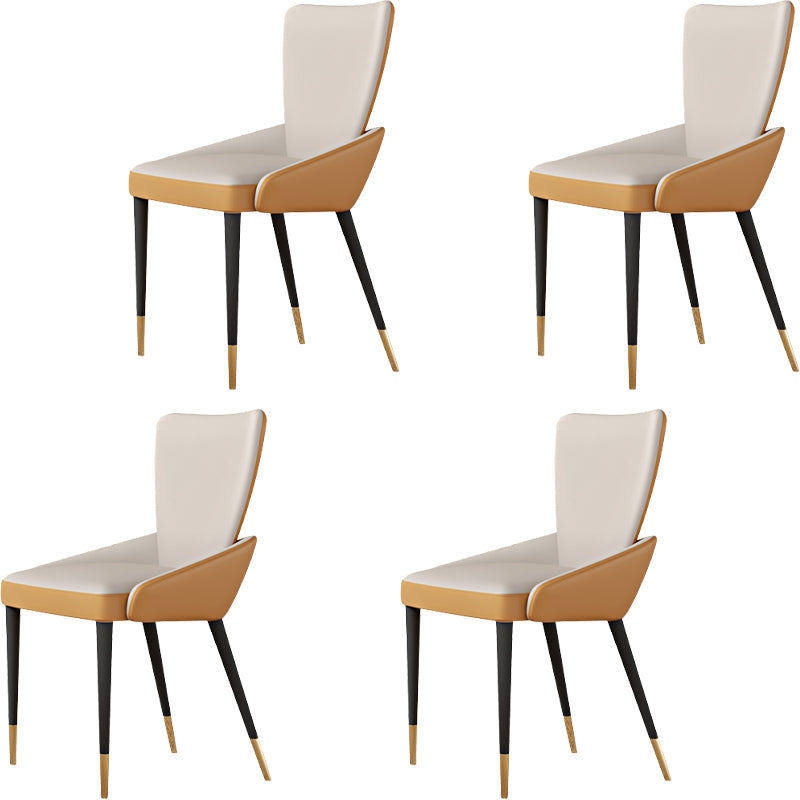 Eigentijdse stijl armstoel metalen eetkamerstoel voor thuis