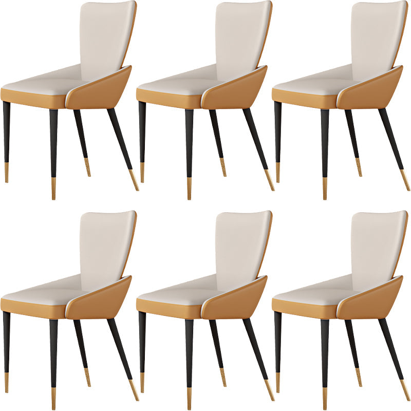 Eigentijdse stijl armstoel metalen eetkamerstoel voor thuis