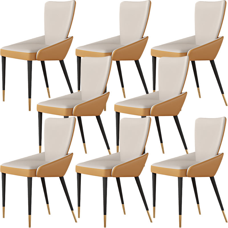 Eigentijdse stijl armstoel metalen eetkamerstoel voor thuis