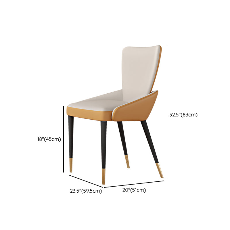 Eigentijdse stijl armstoel metalen eetkamerstoel voor thuis