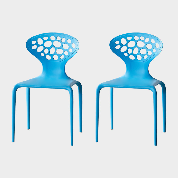 Noordse armleuning rugleuning acrylstoel met acrylpoten voor eetkamer