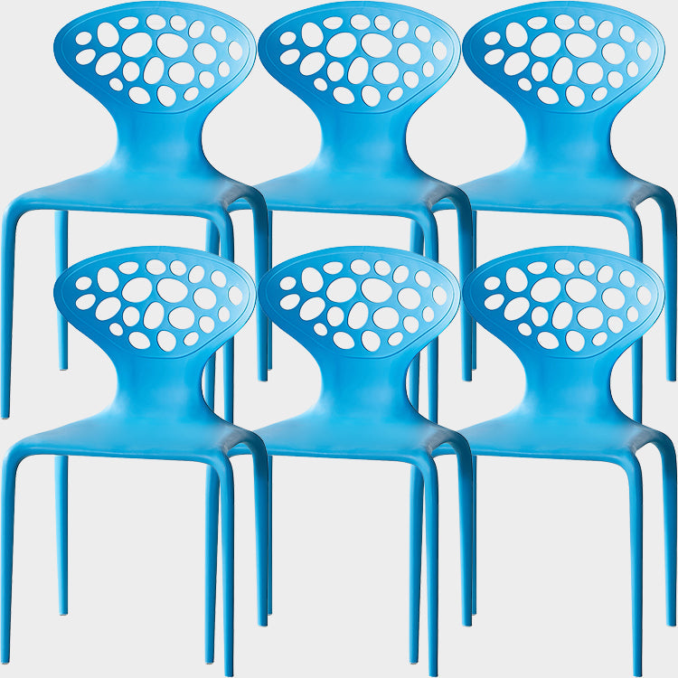 Noordse armleuning rugleuning acrylstoel met acrylpoten voor eetkamer