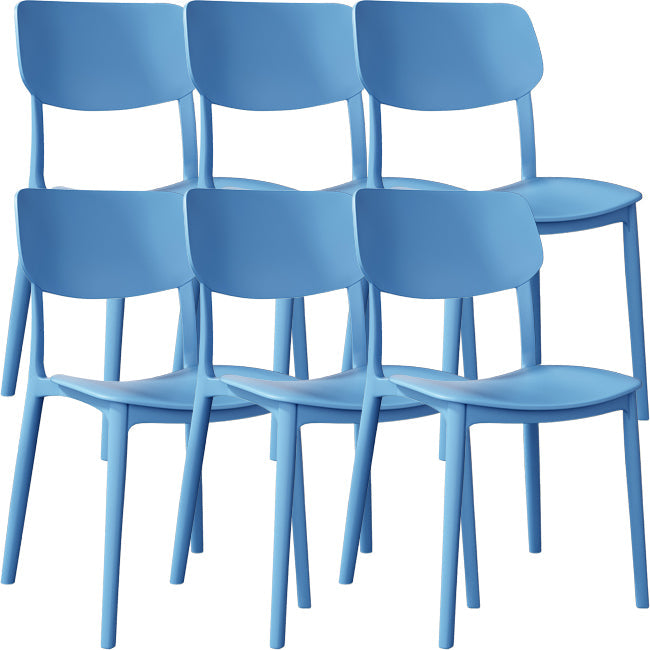 Nordic Stackable Backrest Chair with Acrylic Legs for Dining Room