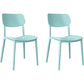 Nordic Stackable Backrest Chair with Acrylic Legs for Dining Room
