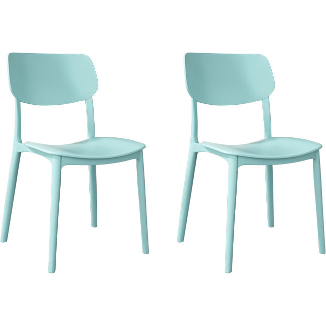 Nordic Stackable Backrest Chair with Acrylic Legs for Dining Room