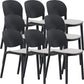 Nordic Stackable Backrest Chair with Acrylic Legs for Dining Room