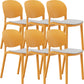 Nordic Stackable Backrest Chair with Acrylic Legs for Dining Room