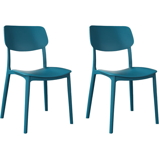 Nordic Stackable Backrest Chair with Acrylic Legs for Dining Room
