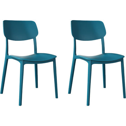 Nordic Stackable Backrest Chair with Acrylic Legs for Dining Room