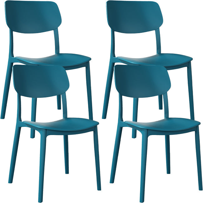 Nordic Stackable Backrest Chair with Acrylic Legs for Dining Room