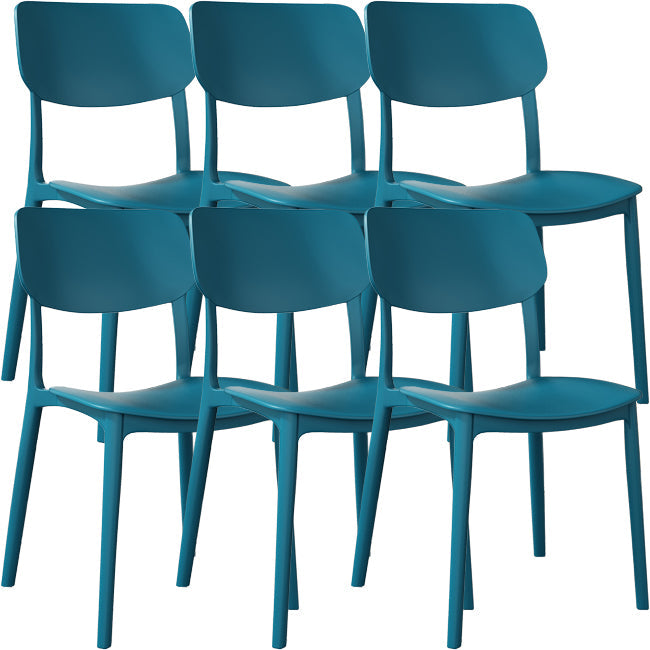 Nordic Stackable Backrest Chair with Acrylic Legs for Dining Room