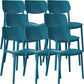Nordic Stackable Backrest Chair with Acrylic Legs for Dining Room