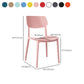 Nordic Stackable Backrest Chair with Acrylic Legs for Dining Room