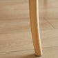 Tabouret de bar en rotin sans bras contemporain avec base de bois massif en cendres