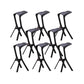 Backless Counter-height Stool Contemporary Plastic Bar & Counter Stool Black 8 Piece Set Clearhalo 'Bar Furniture' 'Bar Stools' 'bar_stools' 'furn' 'furn_bar_stools' 'Furniture' 'Kitchen & Dining Furniture' 7537373