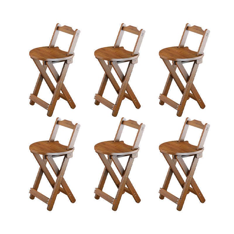 Contemporary Counter Chair Armless Counter-height Stool for Living Room