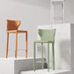 Contemporary Faux Leather 39-inch Bar Stools with Metal Base Clearhalo 'Bar Furniture' 'Bar Stools' 'bar_stools' 'furn' 'furn_bar_stools' 'Furniture' 'Kitchen & Dining Furniture' 7537484