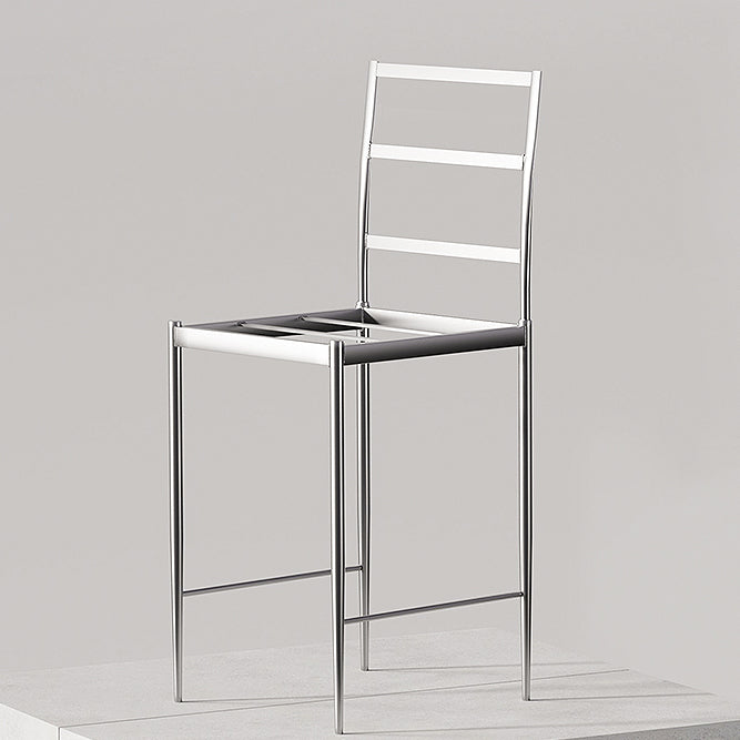 Contemporary Faux Leather 39-inch Bar Stools with Metal Base Clearhalo 'Bar Furniture' 'Bar Stools' 'bar_stools' 'furn' 'furn_bar_stools' 'Furniture' 'Kitchen & Dining Furniture' 7537503