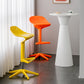 Plastic Counter Height Stools with Footrest Modern Counter Chair