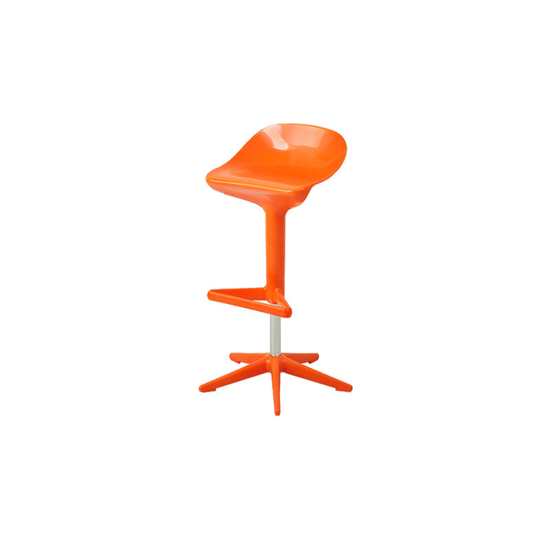 Tabourets de comptoir en plastique avec pont coussin moderne replace