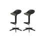Plastic Counter Height Stools with Footrest Modern Counter Chair