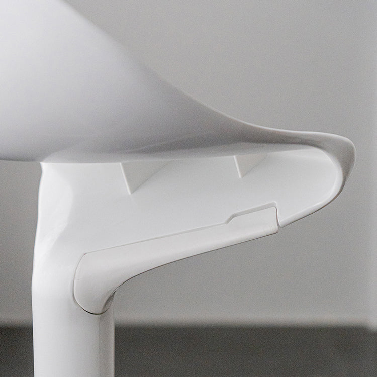 Plastic Counter Height Stools with Footrest Modern Counter Chair