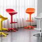 Plastic Counter Height Stools with Footrest Modern Counter Chair