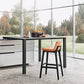 Contemporary Bar & Counter Stool Upholstered and Wood Bar Stools Clearhalo 'Bar Furniture' 'Bar Stools' 'bar_stools' 'furn' 'furn_bar_stools' 'Furniture' 'Kitchen & Dining Furniture' 7537593