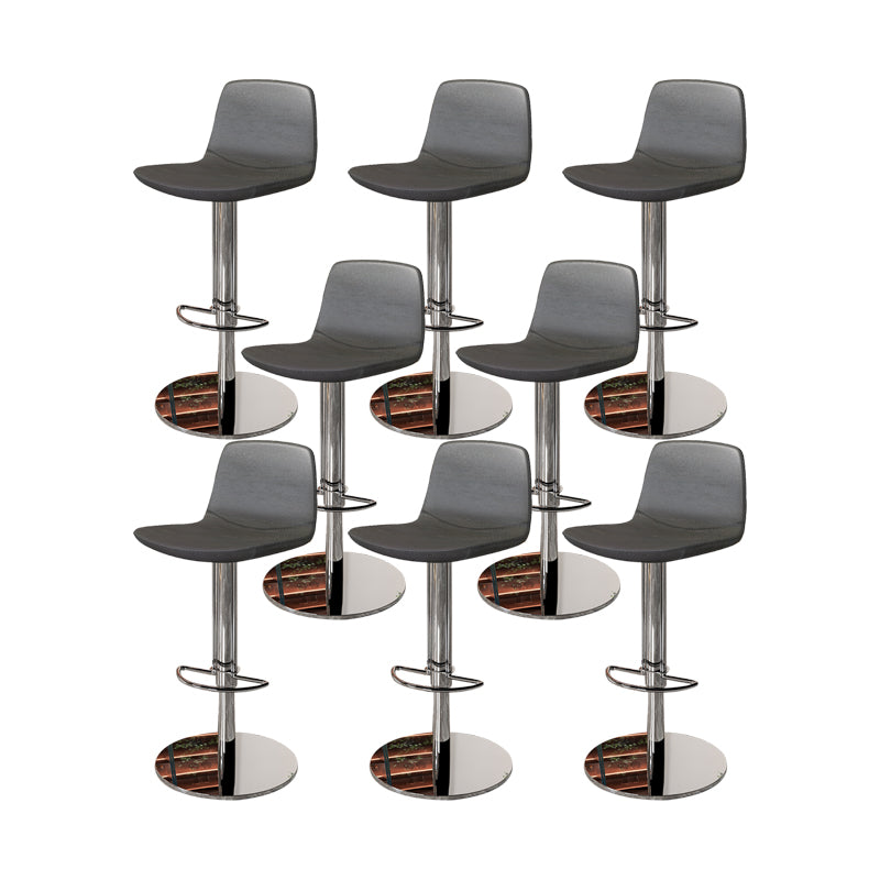 Altura de la espalda baja altura giratoria de la barra sin brazo con reposapiés