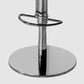 Contemporary Adjustable Height Swivel Armless Bar Stool with Footrest