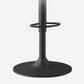 Faux Leather Adjustable Height Swivel Armless Bar Stool with Footrest Clearhalo 'Bar Furniture' 'Bar Stools' 'bar_stools' 'furn' 'furn_bar_stools' 'Furniture' 'Kitchen & Dining Furniture' 7537937