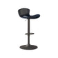 Faux Leather Adjustable Height Swivel Armless Bar Stool with Footrest Blue 1 Piece Clearhalo 'Bar Furniture' 'Bar Stools' 'bar_stools' 'furn' 'furn_bar_stools' 'Furniture' 'Kitchen & Dining Furniture' 7537943