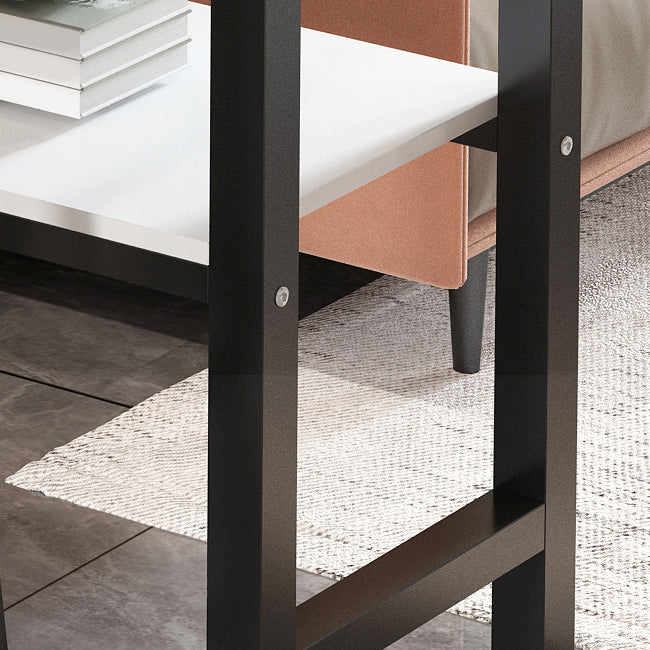 Modern Style Bar Table Set 3 Pieces Bar Table Set with Metal Base for Kitchen Clearhalo 'Bar Furniture' 'furn' 'furn_home_bar_bar_sets' 'Furniture' 'Home Bars & Bar Sets' 'home_bar_bar_sets' 'Kitchen & Dining Furniture' 7537976