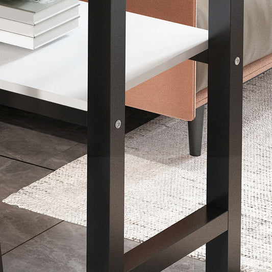 Modern Style Bar Table Set 3 Pieces Bar Table Set with Metal Base for Kitchen