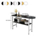 Modern Style Bar Table Set 3 Pieces Bar Table Set with Metal Base for Kitchen Clearhalo 'Bar Furniture' 'furn' 'furn_home_bar_bar_sets' 'Furniture' 'Home Bars & Bar Sets' 'home_bar_bar_sets' 'Kitchen & Dining Furniture' 7537981
