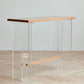 Wood and Acrylic Base Counter-height Pub Table Rectangle Pub Table Clearhalo 'Bar Furniture' 'Bar Tables' 'bar_tables' 'furn' 'furn_bar_tables' 'Furniture' 'Kitchen & Dining Furniture' 7538018