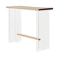 Wood and Acrylic Base Counter-height Pub Table Rectangle Pub Table Clearhalo 'Bar Furniture' 'Bar Tables' 'bar_tables' 'furn' 'furn_bar_tables' 'Furniture' 'Kitchen & Dining Furniture' 7538021