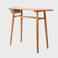 Mesa de comedor moderna con altura de mostrador de madera maciza