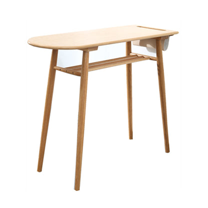 Mesa de comedor moderna con altura de mostrador de madera maciza