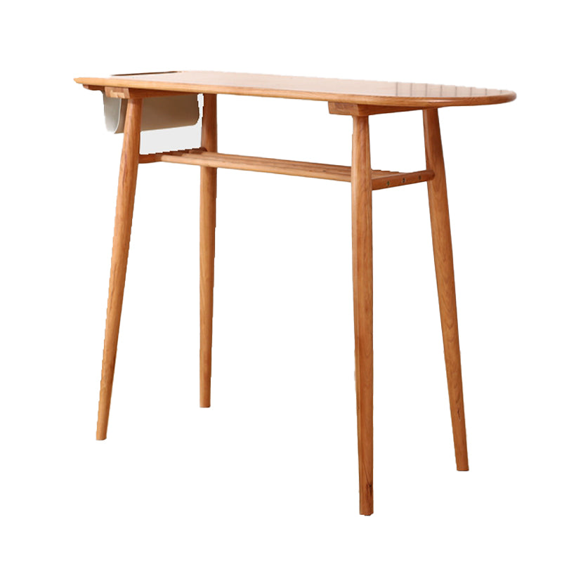 Mesa de comedor moderna con altura de mostrador de madera maciza