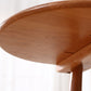 Mesa de comedor moderna con altura de mostrador de madera maciza