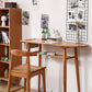 Mesa de comedor moderna con altura de mostrador de madera maciza