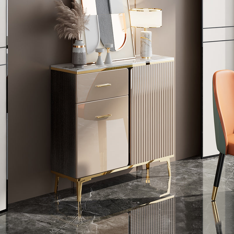 Glam Sideboard Cabinet Stone Sideboardtisch mit Schubladen für Esszimmer